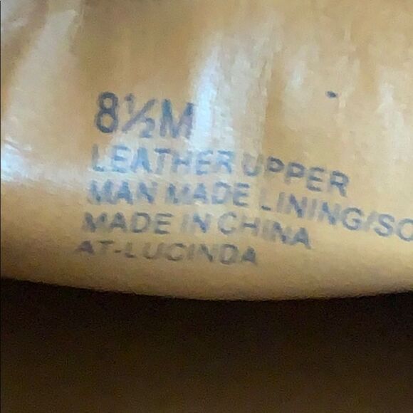 Arturo Chiang Distressed Leather Lucindas Sz 8.5 - Picture 6 of 8